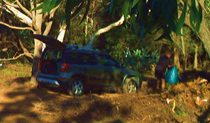 A picture containing vehicle, outdoor, land vehicle, tree

Description automatically generated