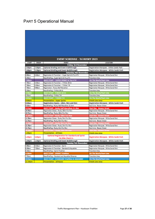 A screen shot of a schedule

Description automatically generated