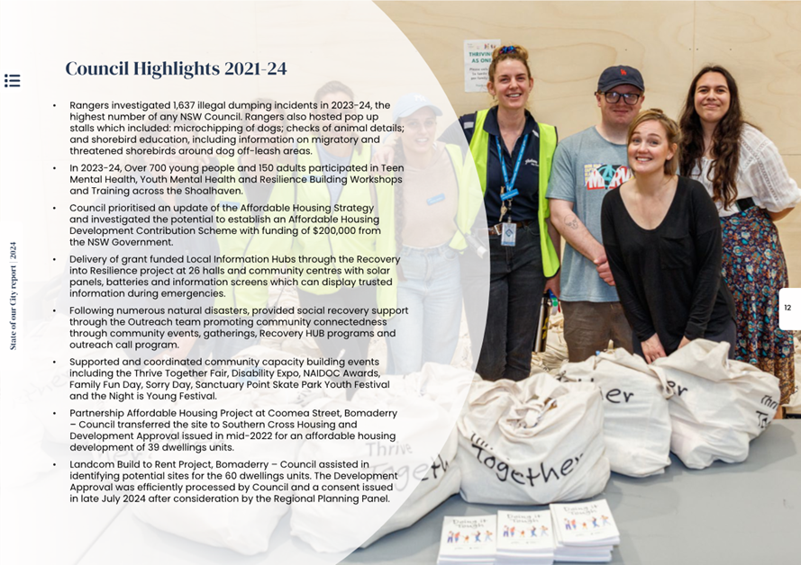 A group of people standing in front of a white text

Description automatically generated