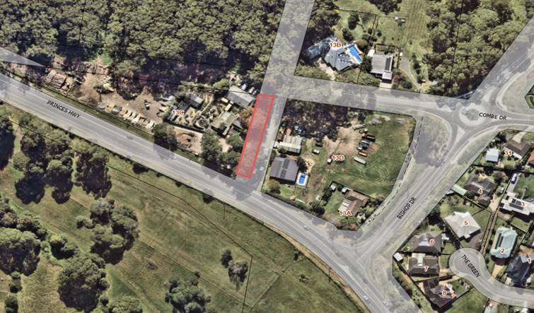 Aerial view of a road intersection

Description automatically generated