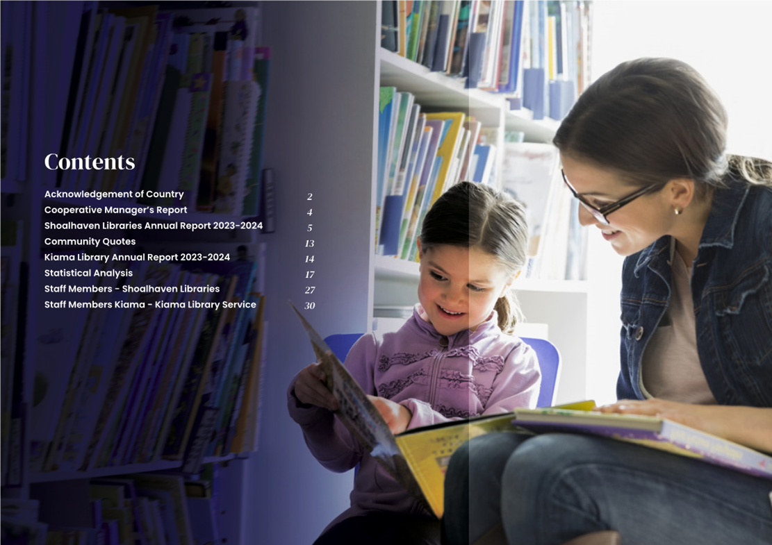 A person and a child reading a book

Description automatically generated