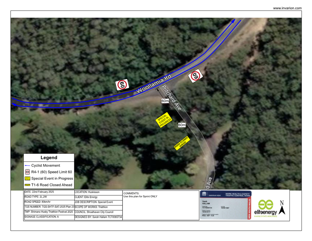 A map of a road with a blue line

Description automatically generated