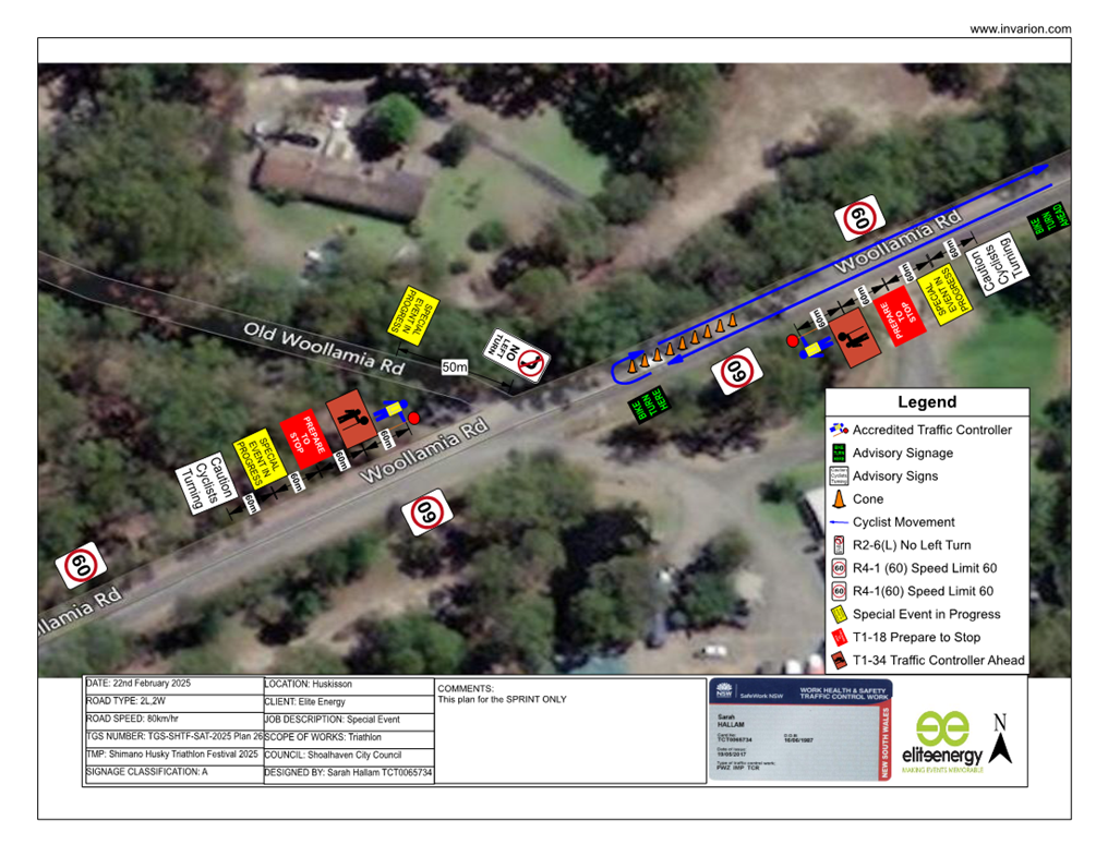 A map of a road with many signs

Description automatically generated with medium confidence