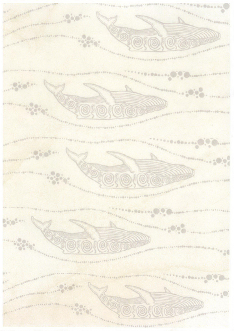 A white paper with whales and waves

AI-generated content may be incorrect.