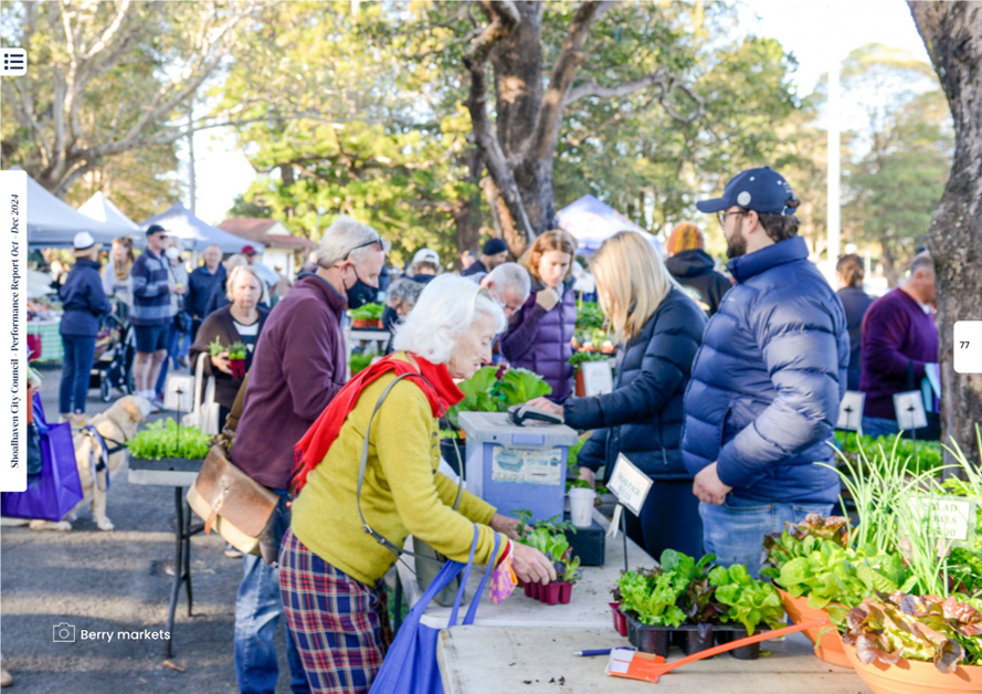 A group of people at a farmers market

AI-generated content may be incorrect.