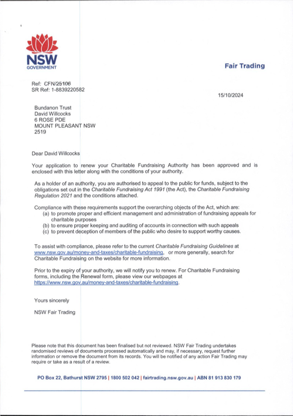 A letter of approval from a government

AI-generated content may be incorrect.