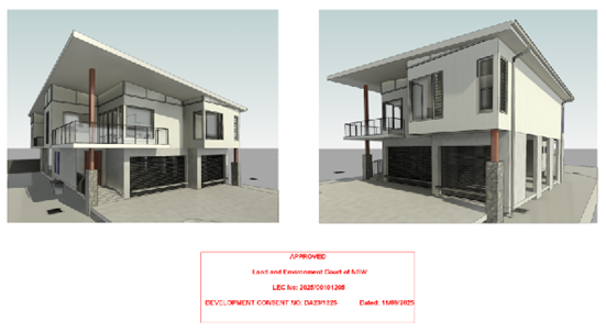 A two story house with a garage

AI-generated content may be incorrect.